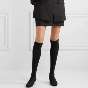 RENE CAOVILLA GRACE SOCK KNEE-LENGTH BOOTS - New